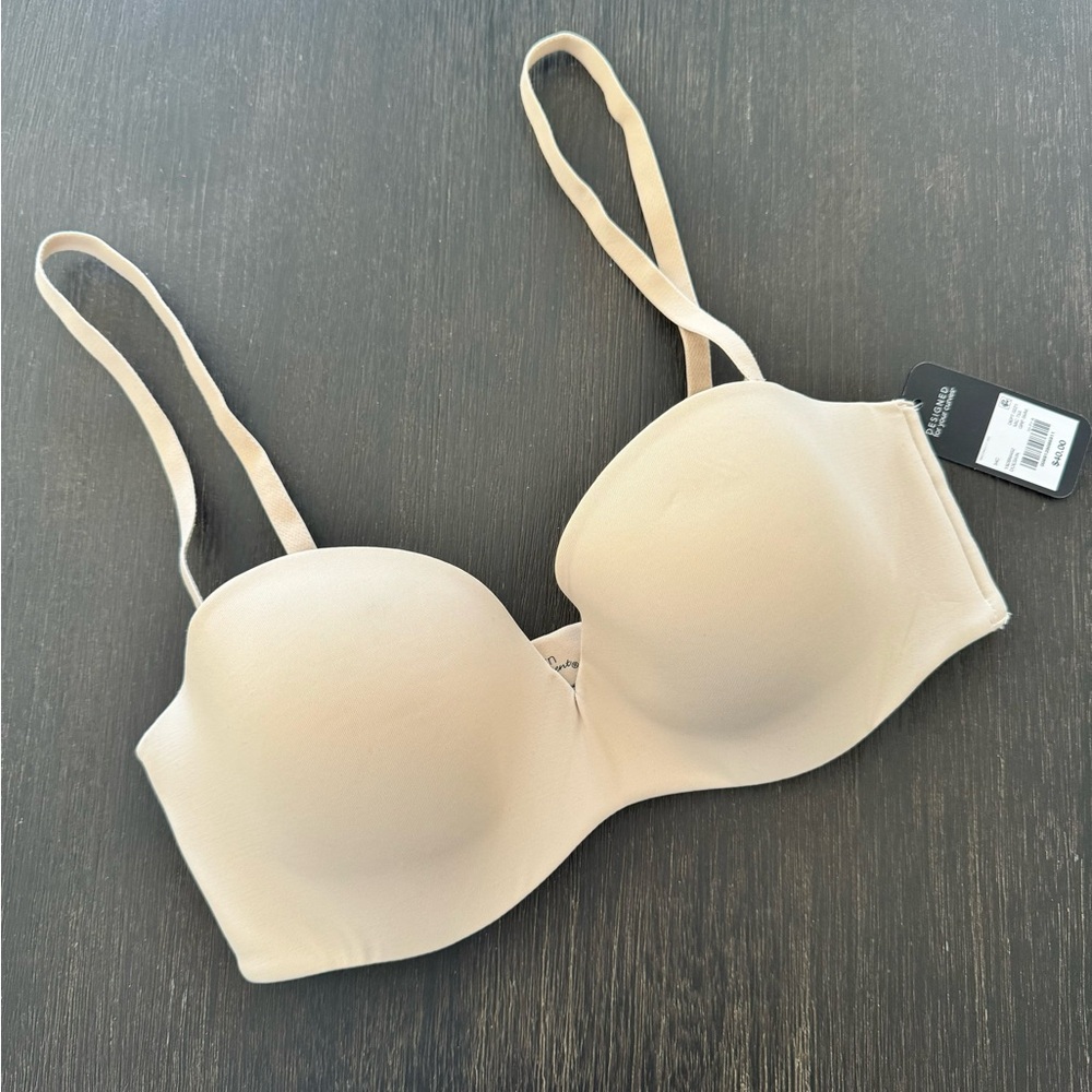 Smooth Convertible Strapless T-Shirt Bra - Nude